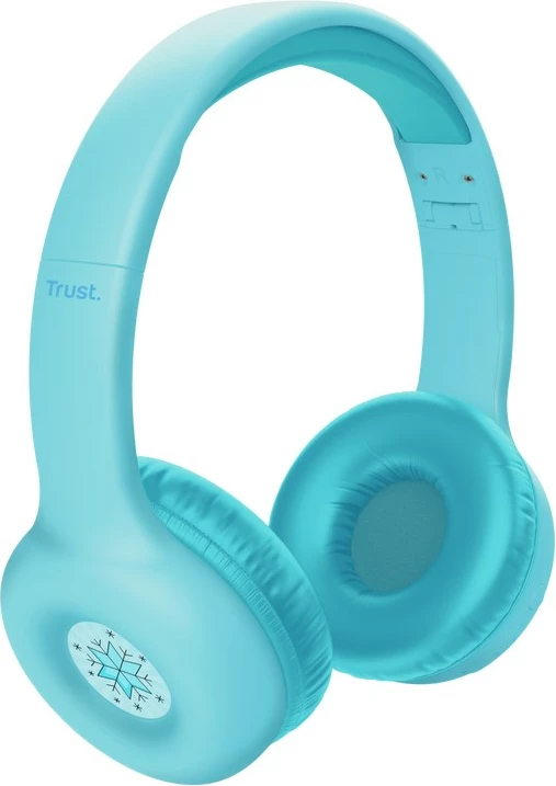 Slušalke brezžične ali z žico, Trust Nouna, Bluetooth, USB Type-C, modre