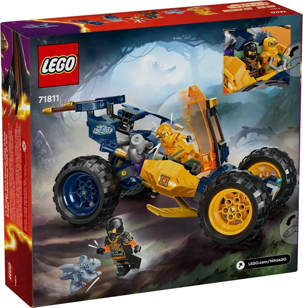 Igralni set NINJAGO 71811 Arin's Ninja terenski buggy, LEGO, 4 minifigure