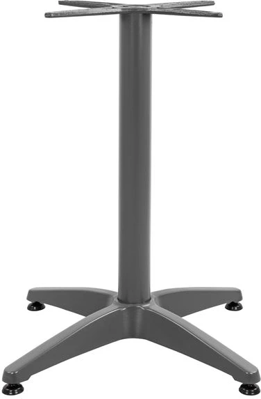 Aluminijasta osnova 4 noge 65x65x70 cm s križem 48x48 cm FH448.04 Siva