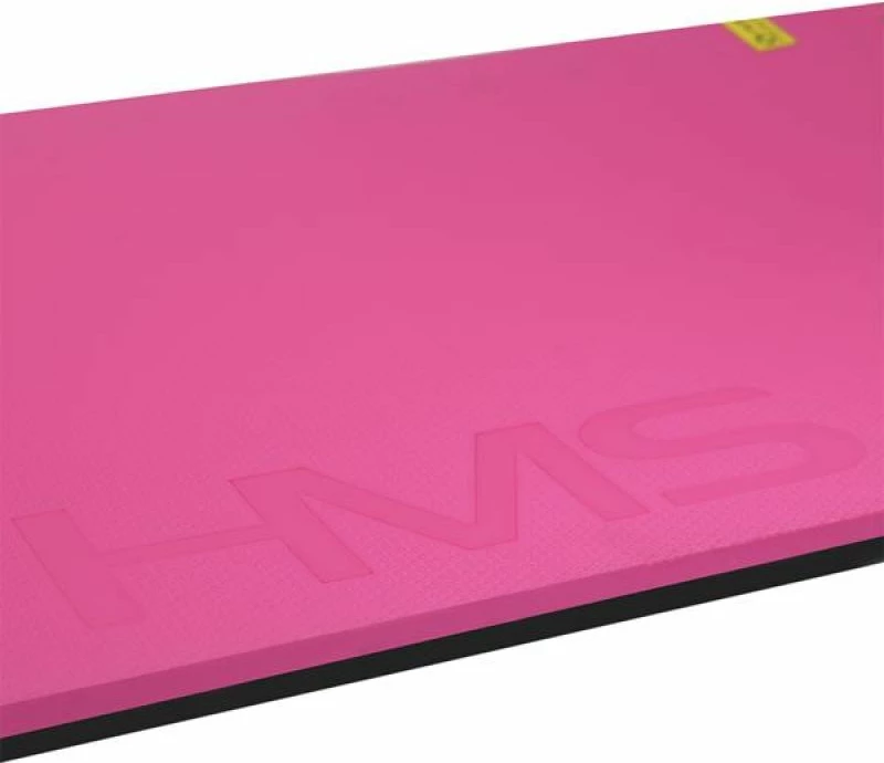 Fitnes blazina z luknjami HMS Premium MFK02, roza-črn