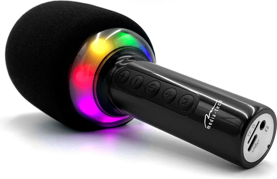 Karaoke mikrofon Media Tech MT399 z Bluetooth, črn