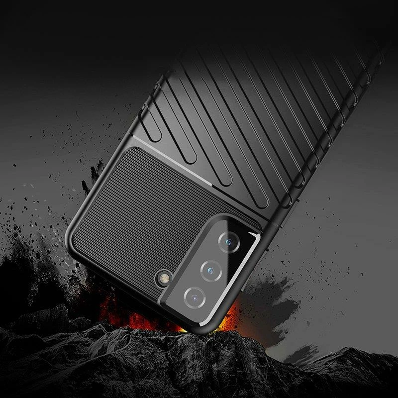 Ovitek za telefon Hurtel Thunder Case za Samsung Galaxy A14 5G, črn