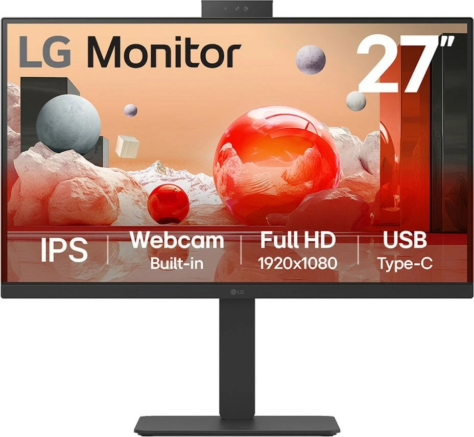 27" zaslon Full HD IPS, LG 27BA850-B, črn