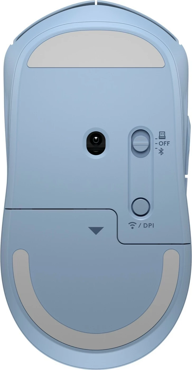 Brezžična miška, 5 gumbov, Bluetooth, laserska, modra HP 410 Quiet