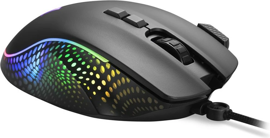 Igralni miš Sharkoon SHARK Force 3, 12.800 DPI, 8 gumbov, črna