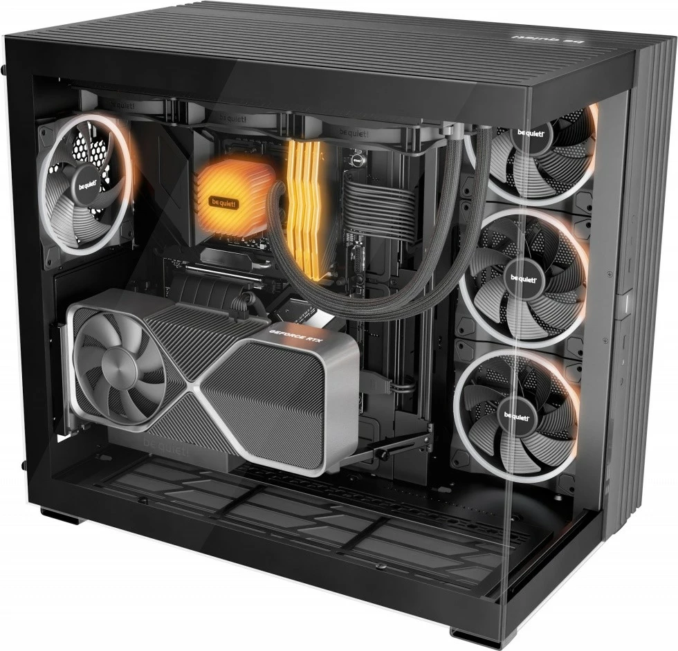 Ventilator za računalniško ohišje be quiet! Light Wings 140 mm PWM Reverse BL134, 4-pin ARGB, črn