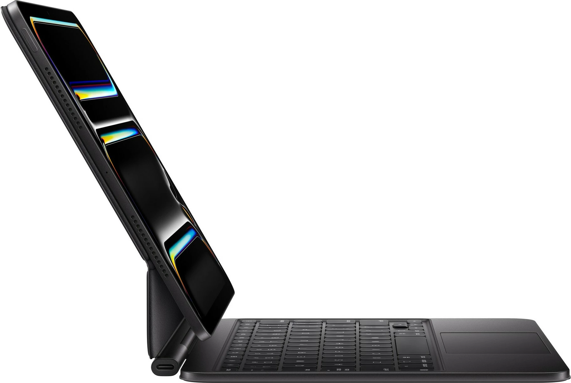 Tipkovnica z velikim sledilnim ploščkom za iPad Pro, Apple Magic Keyboard, QWERTZ, nemška, škarjasti mehanizem tipk, 1 mm, črna