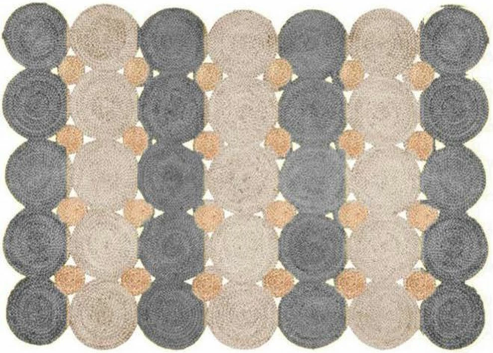 Preproga za hodnik Sand 2, juta, sivo-naravna, 70x140