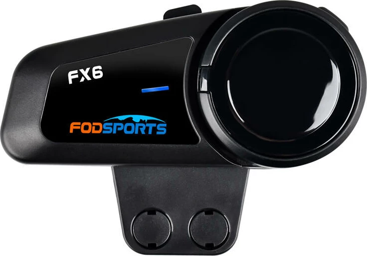 Motoristični interkom Fodsports FX6, Bluetooth 5.0, črn