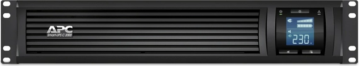 UPS 2000 VA, 1300 W, za montažo v rack (2U), črn, APC Smart-UPS C SMC2000I-2U