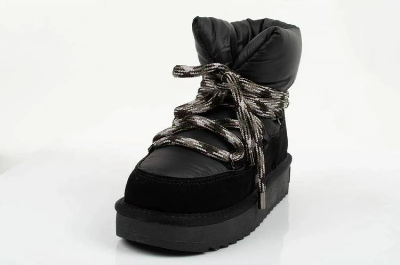 Elegantne ženske čevlje après-ski, D.Franklin, črni