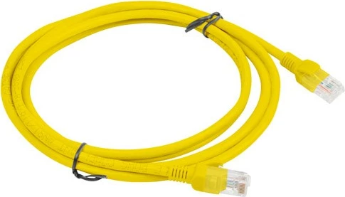 Patchcord Cat5e UTP 2 m, set 10 kosov, rumen - Lanberg