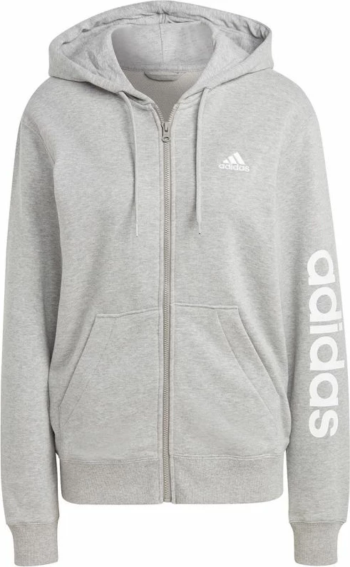 Duks Essentials Linear Full-Zip, adidas, siv