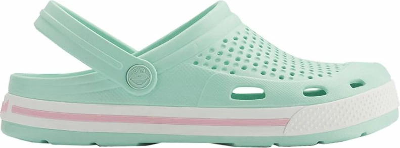 Ženske copate Coqui Lindo, bele in zelene