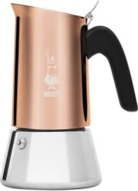 Kavni aparat Moka NEW VENUS 4TZ, Bialetti, 4 skodelice, nerjaveče jeklo, baker