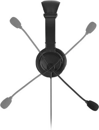 Hi-Fi slušalke USB-C s mikrofonom, s kablom, za klice/muziko, črne — Kensington