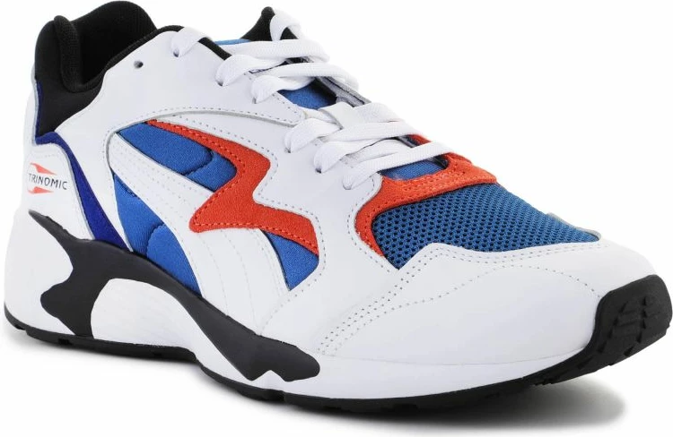 Superge športne Puma Prevail, bele z rdečimi in modrimi