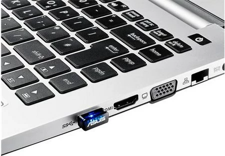 Brezžična omrežna kartica ASUS USB-N10 NANO, 150 Mbit/s