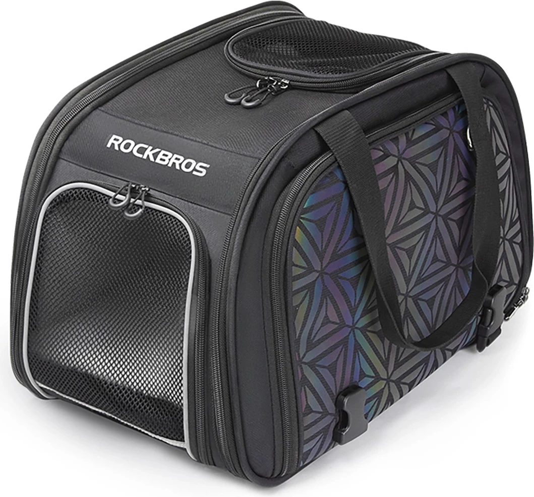 Prenosna torba za živali Rockbros 30140028001, 25 L, črna