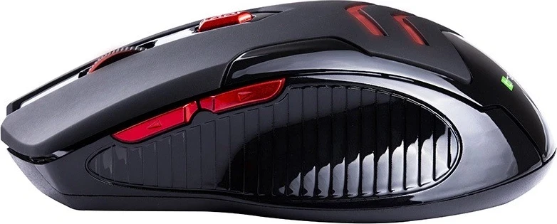 Brezžični igralni miš GAMEZONE Airman, črno-rdeča