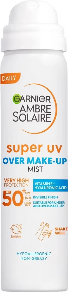 Mistična zaščita za obraz Garnier Ambre Solaire Super UV, SPF50, 75 ml
