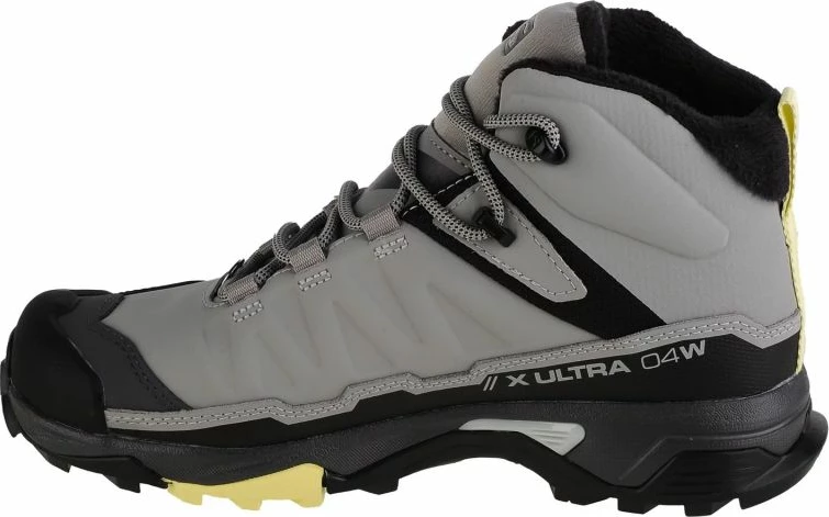 Trek čevlji Salomon X Ultra 4 Mid Winter TS W, ženski, sivi