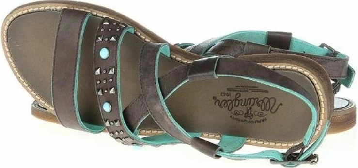 Sandali za ženske, Wrangler Lola Lady W WL141650-30, rjavi