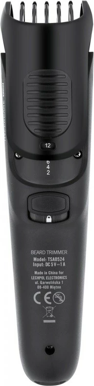 Brivnik za telo TEESA HYPERCARE T200, TSA0524, črn