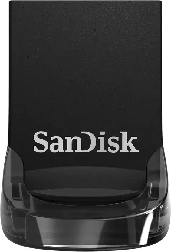 USB-pomnilnik 32 GB, SanDisk Ultra Fit, USB 3.2, 130 MB/s, črn, 3 kosi