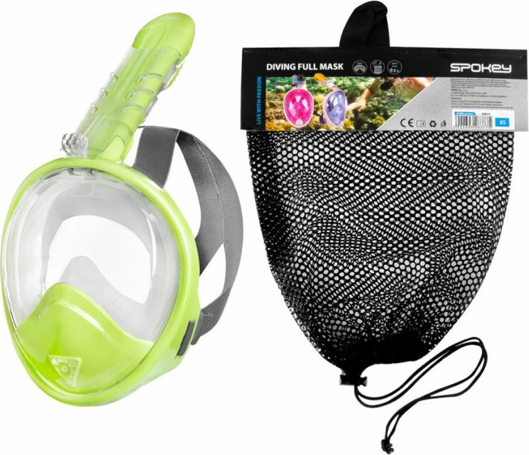 Maska za potapljanje za otroke Spokey Zumi Jr, zelena
