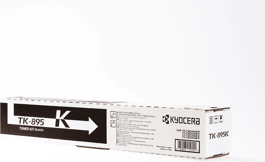 Toner Kyocera TK-895K (1T02K00NL0), zmogljivost 12000 strani, standard, črn