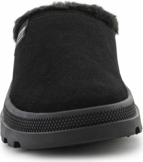 Topli mule natikači Palladium, črni