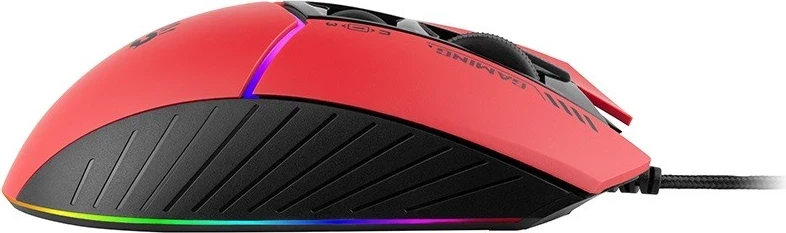 Gaming miška z RGB osvetlitvijo A4tech Bloody W95Max, USB, črno-rdeča