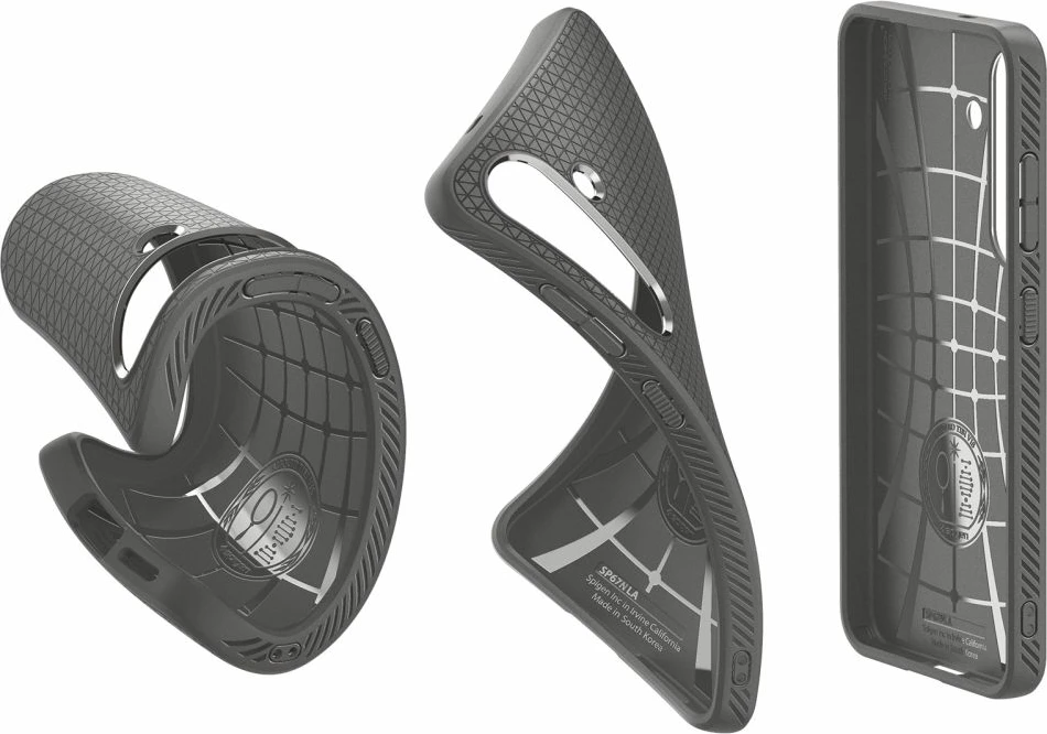 Ovitek za telefon Spigen Liquid Air za Samsung Galaxy S25, siv