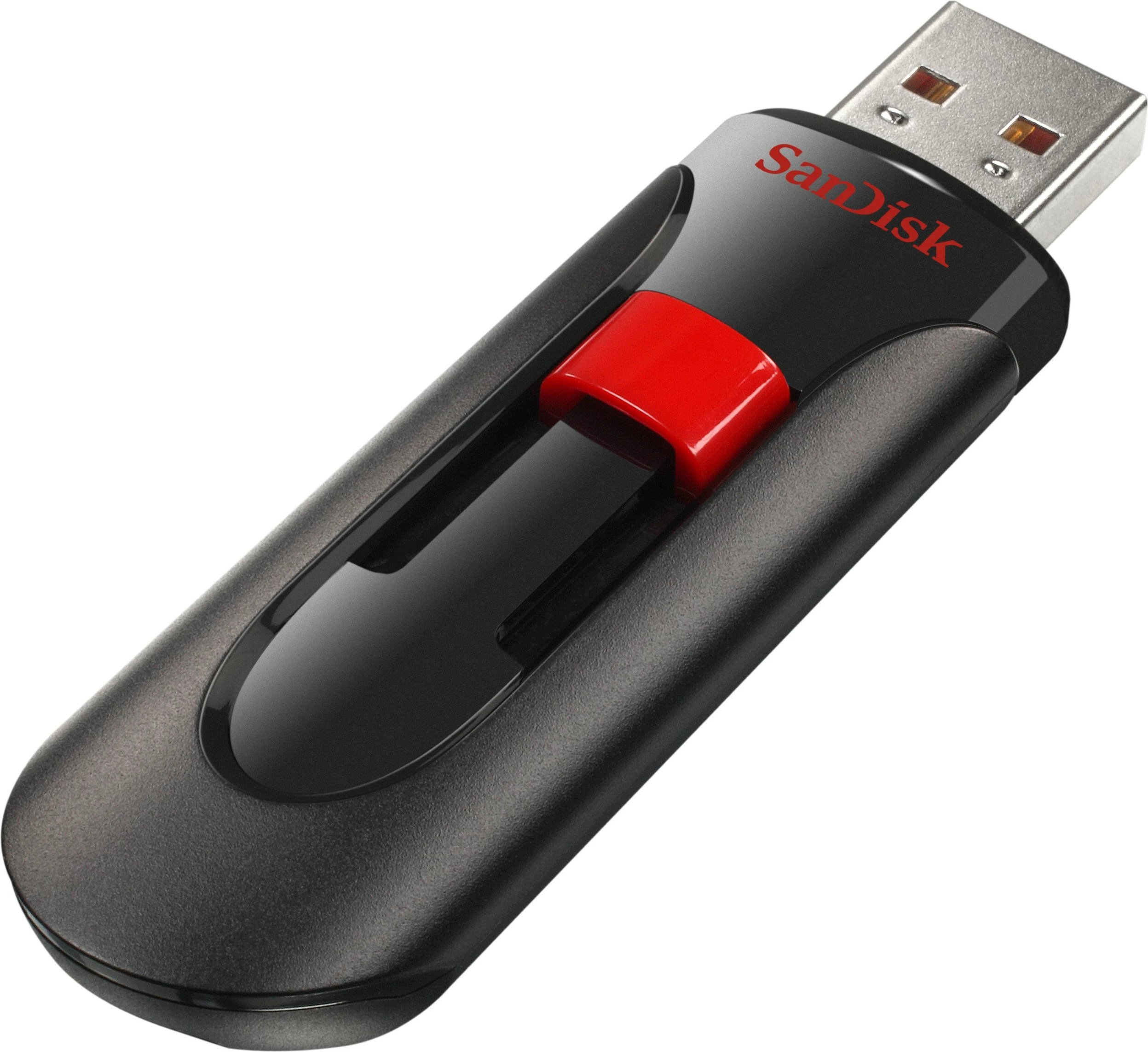 USB ključek 256GB, Sandisk Cruzer Glide, USB 2.0, črno-rdeč