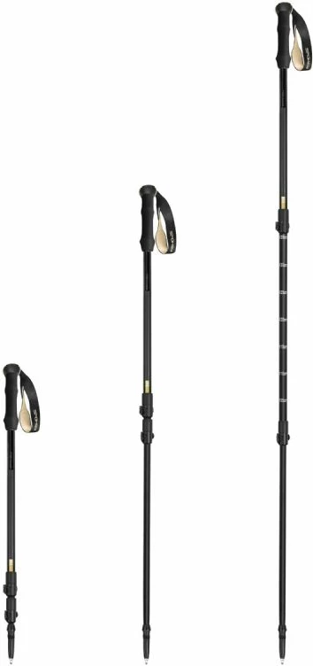 Trekking palice za moške/ženske, Spokey, črne