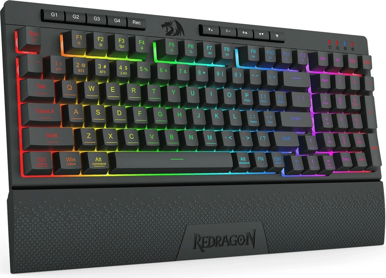 Gaming tipkovnica RGB, brezžična/žična, črna Redragon Shiva 98 Pro K515-Pro