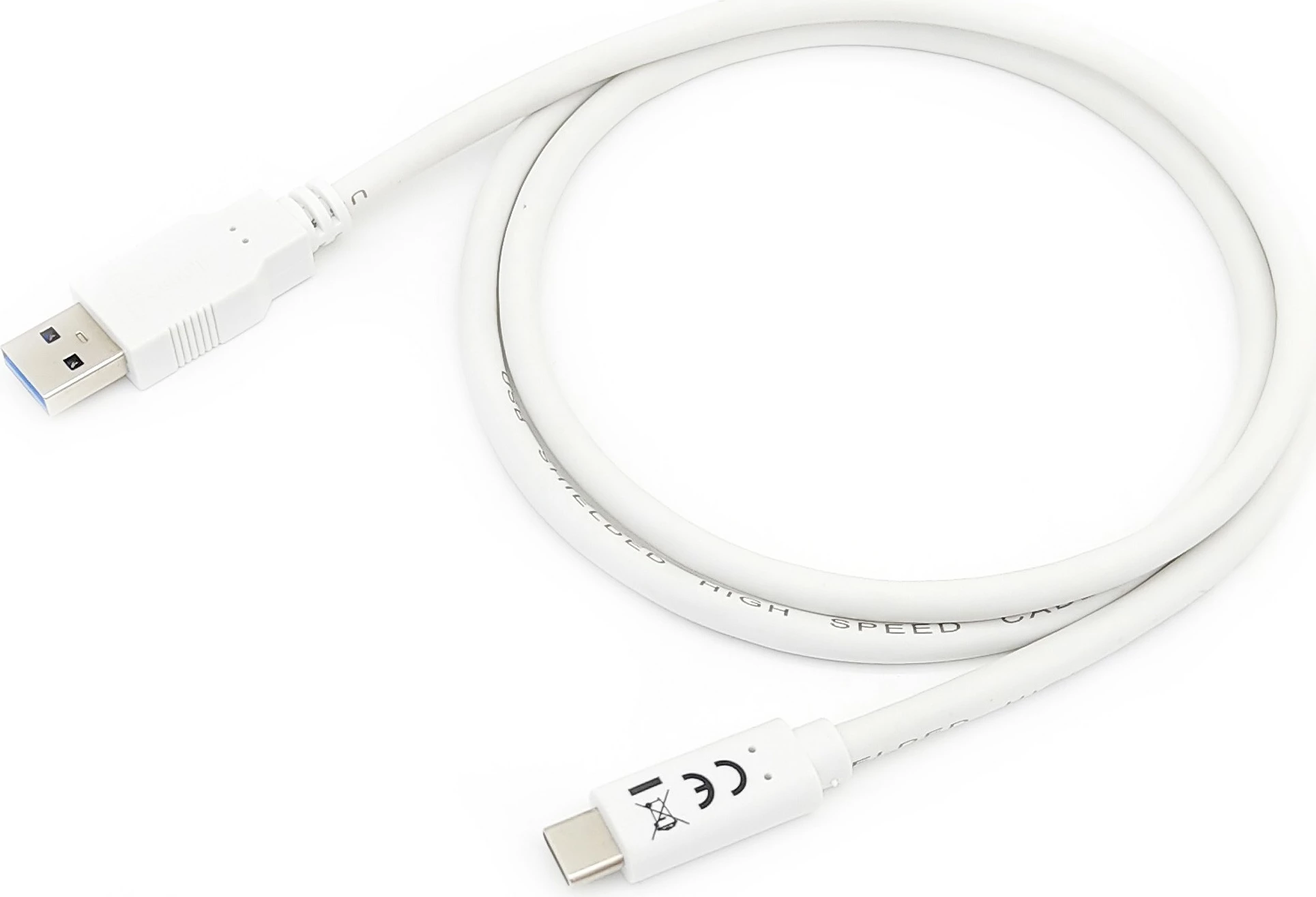 USB kabl Type-C na A, USB 3.2 Gen 1, 1 m, bel — Equip