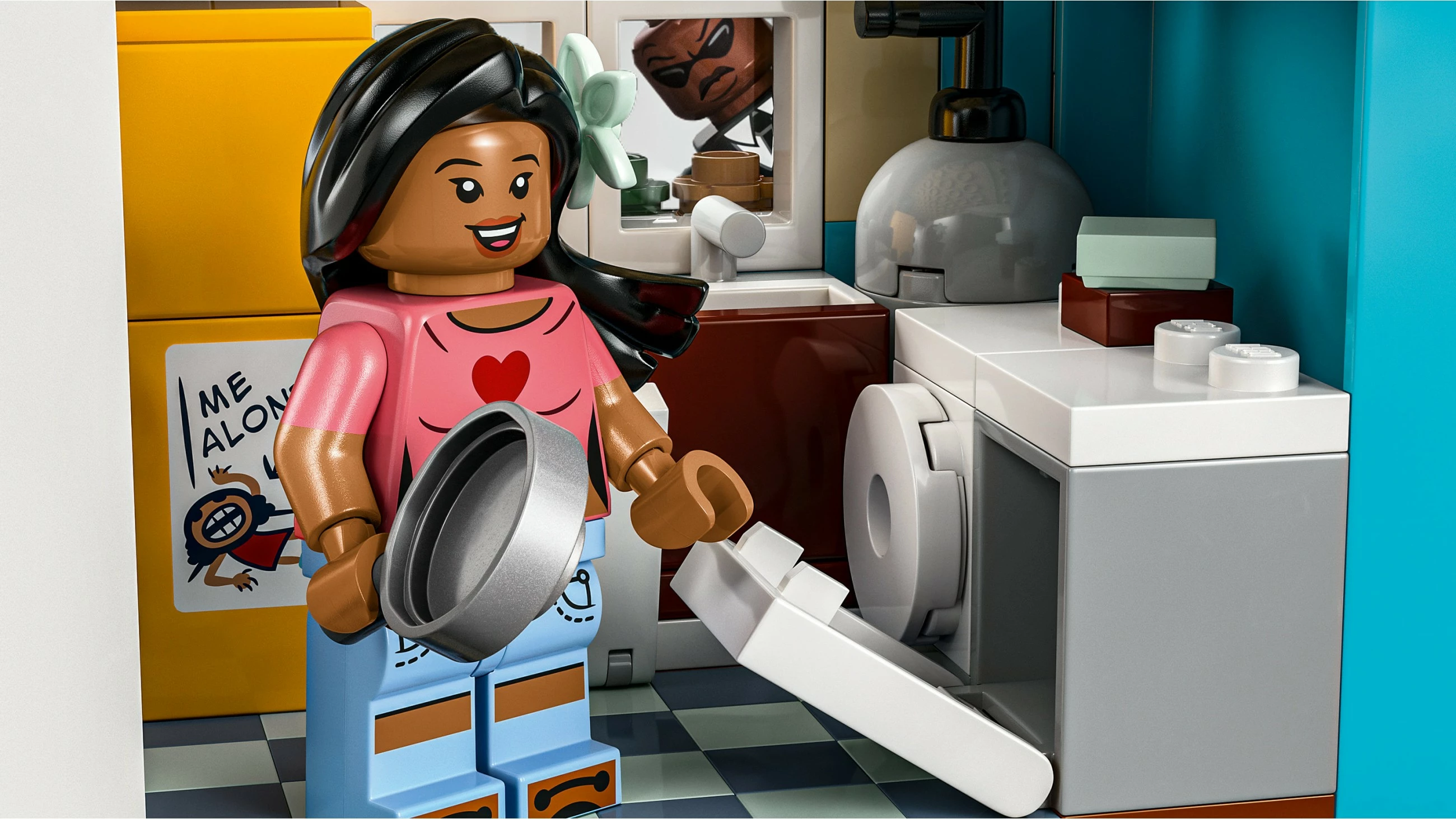 Plažna hiša Lilo in Stitch, komplet gradnje LEGO, 834 kosov, plastika, večbarvno