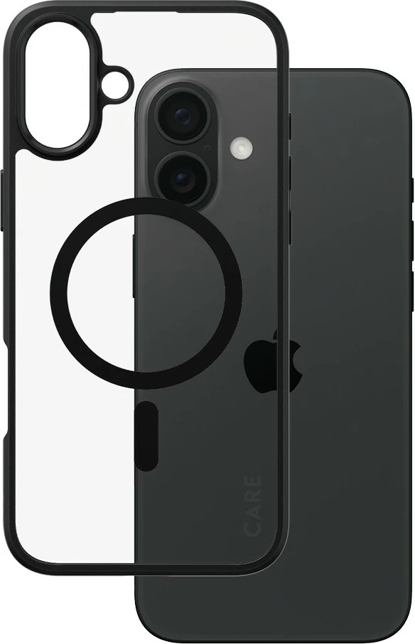 Prozoren zaščitni ovitek PanzerGlass CARE Case Flagship Urban Combat MagSAFE za iPhone 16 Plus