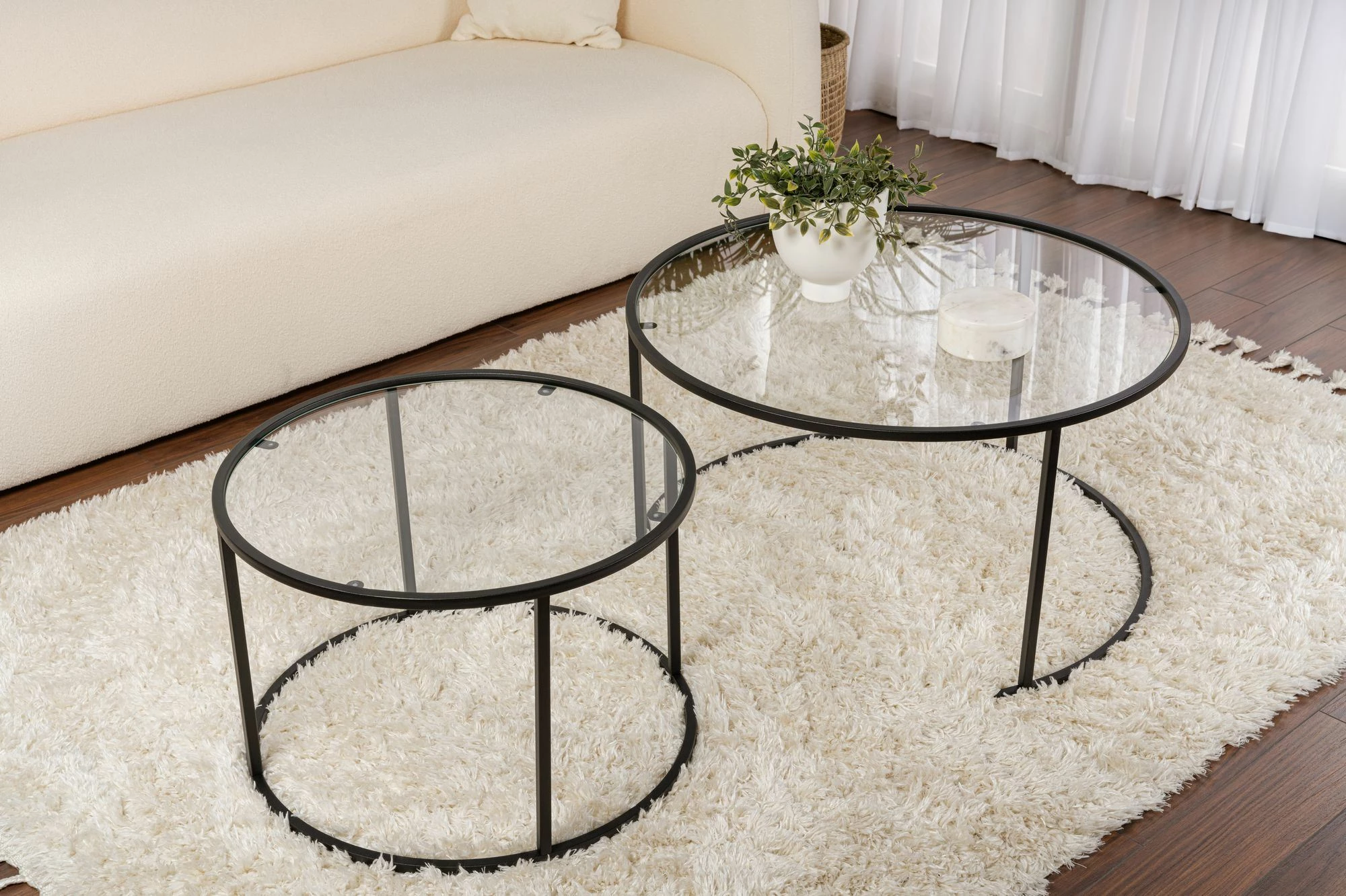 Set mizic za kavo Nordure, Aurum - 80, 60 - črn, prozoren