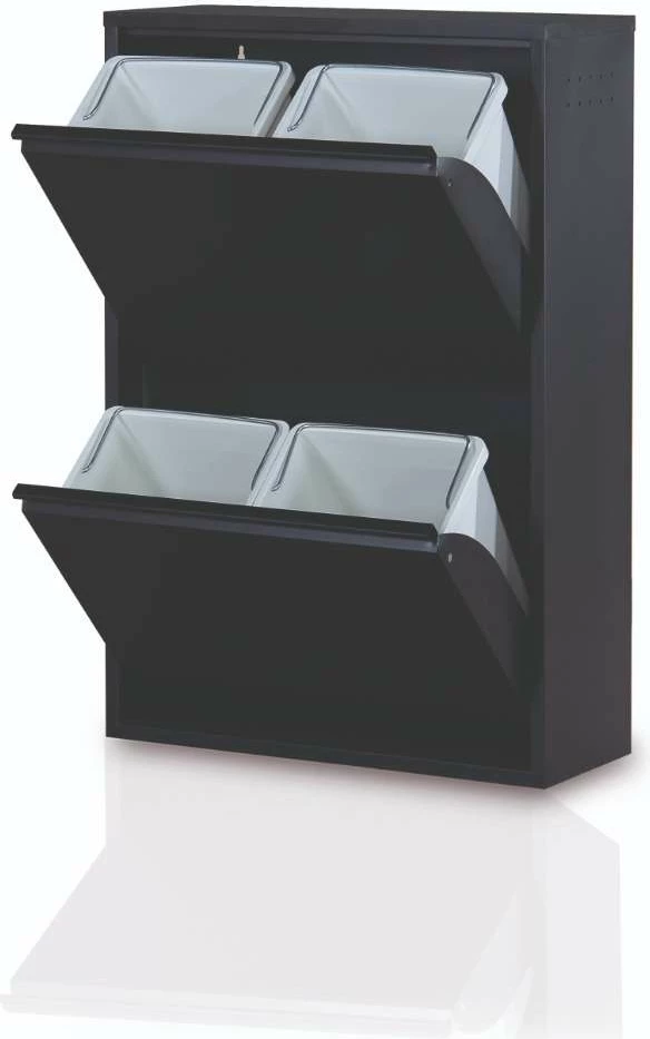 Večnamenska omara Skye Decor Forto 4, črna