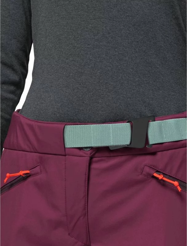 Smučarske hlače za ženske Jack Wolfskin, vijolične