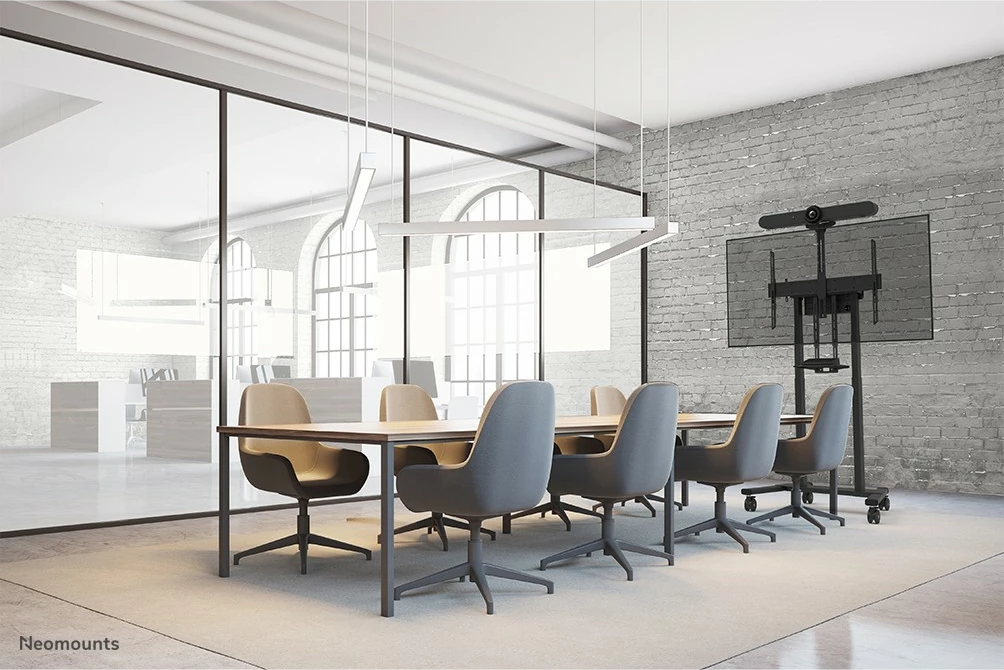 Multimedijski komplet Neomounts AFL-875BL1, univerzalen, polica, črna