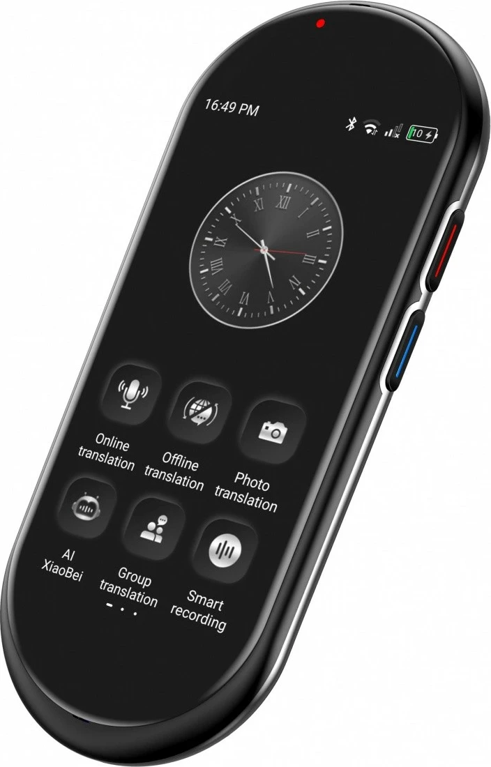 Elektronski prevajalnik Maxcom mTalk MT100 4G, 1500 mAh, črn