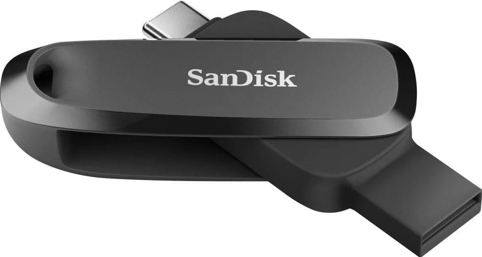 USB ključ SanDisk 32GB, USB Type-C/Type-A, črn