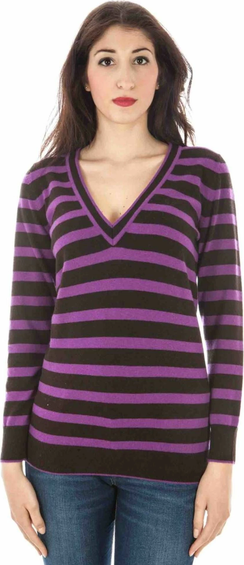 Pulover FRED PERRY, ženske, vijoličen