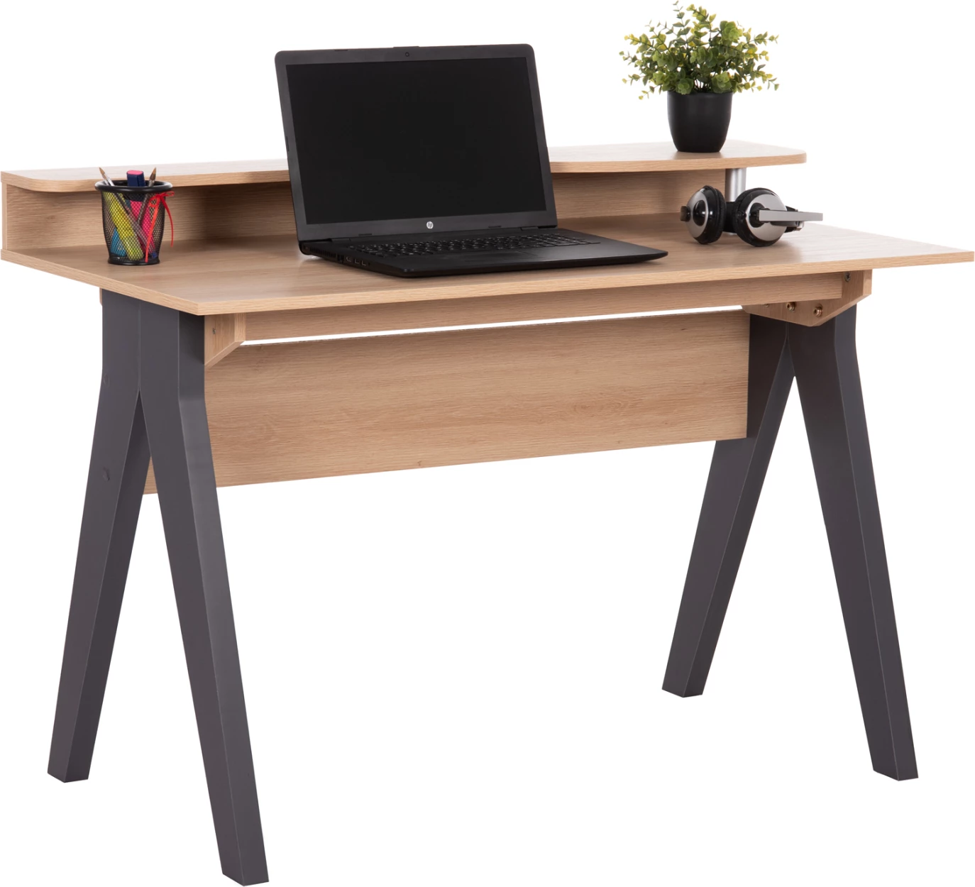 Delovna površina mize KRONEL FH18293, melamin, sonoma-siva, 120x59x84,5 cm