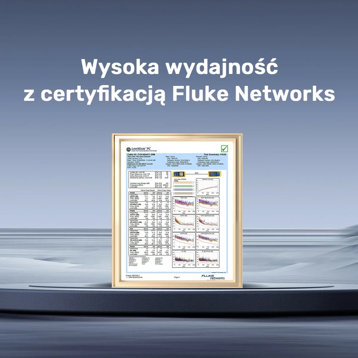 Ethernet kabel Unitek RJ-45 LAN, patchcord cat.8, 5 m, črno-siv