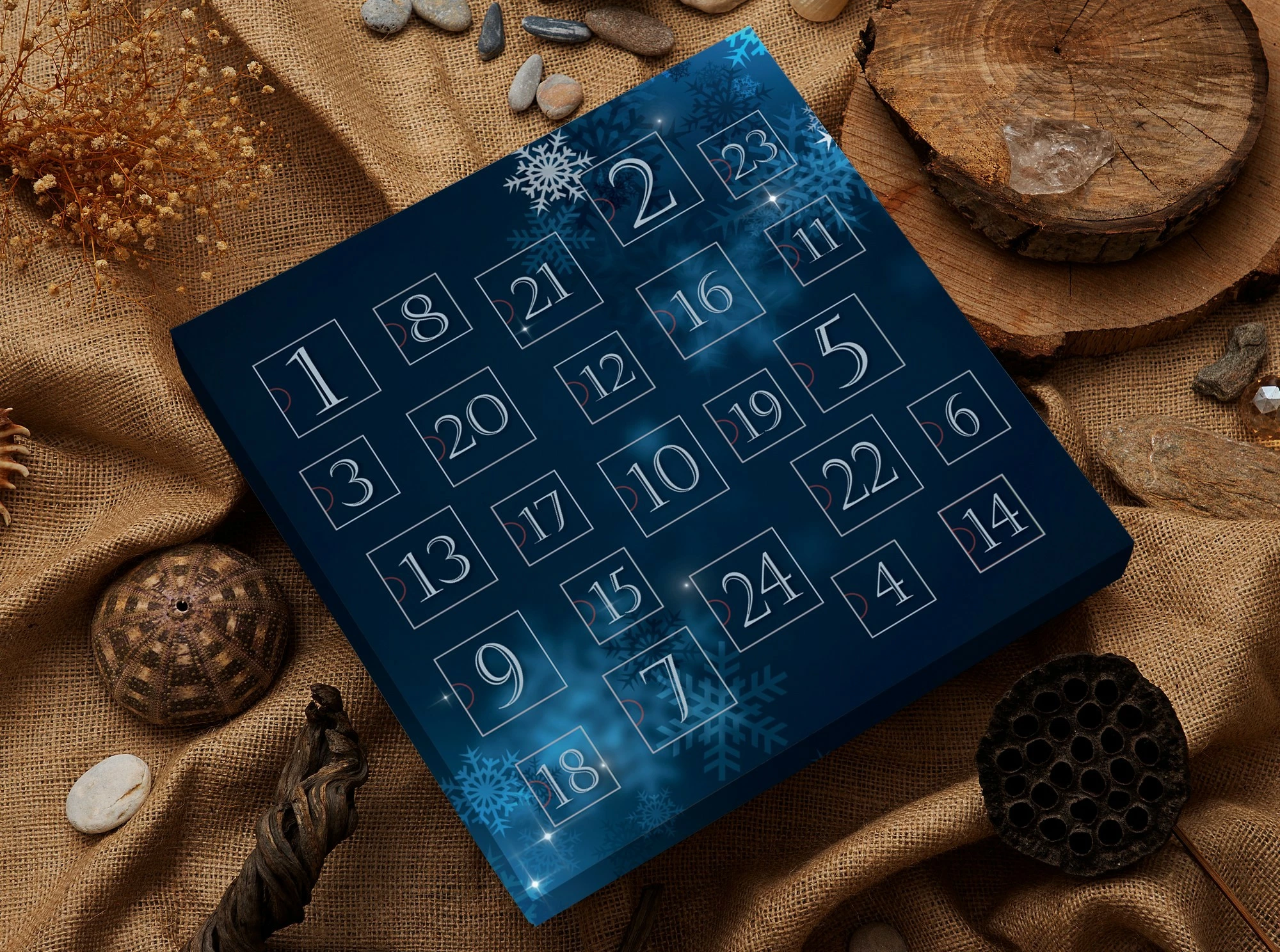 Kalendar adventa za srebrni nakit, Elika Silver, set
